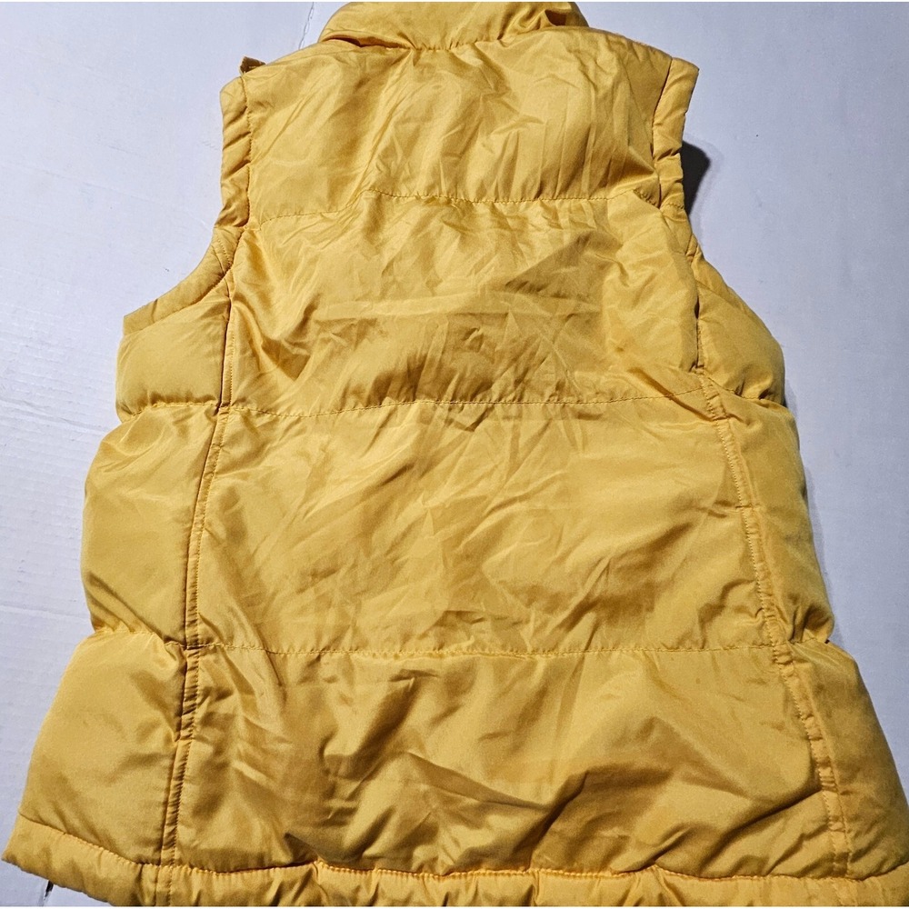 US Polo Assn Puffer Vest Snap Zip Front High Neck Embroidered Logo Womens Size S - Picture 2 of 11